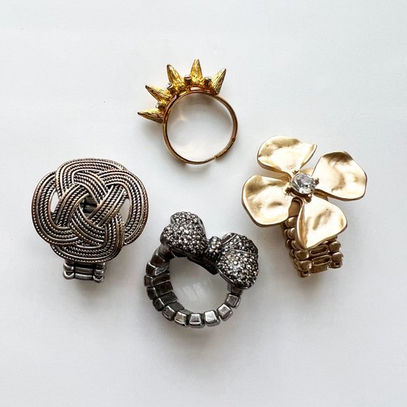 Vintage Jewelry - Costume Ring Bundle